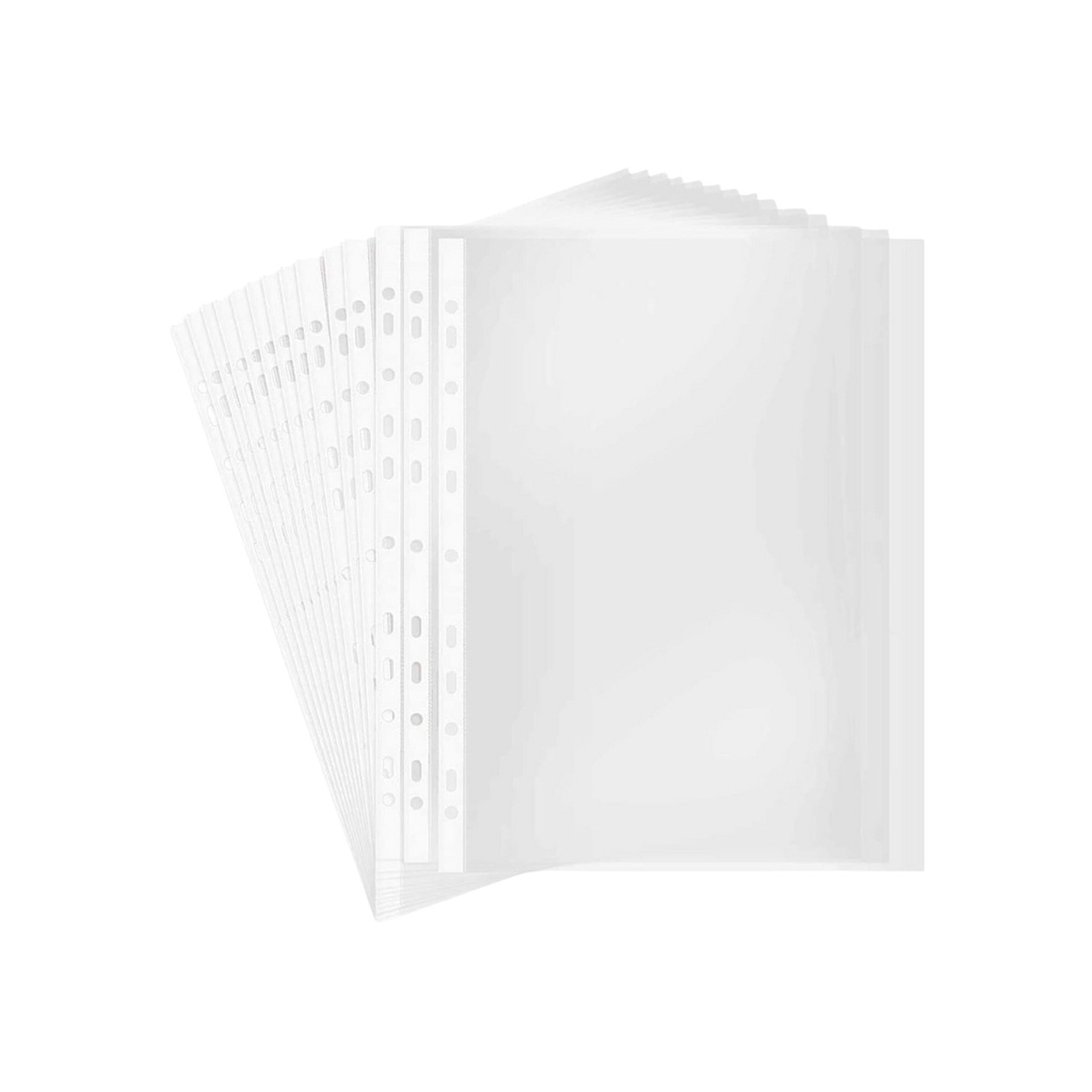 Sadaf - A4 Punched Pocket - 60 Mic 100 Pcs/Box