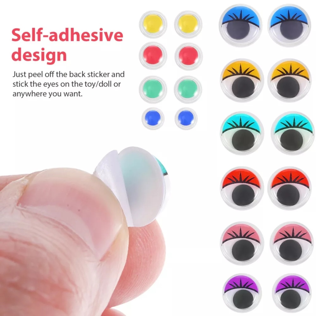 Googly Eyes Craft Colored Eyelashes