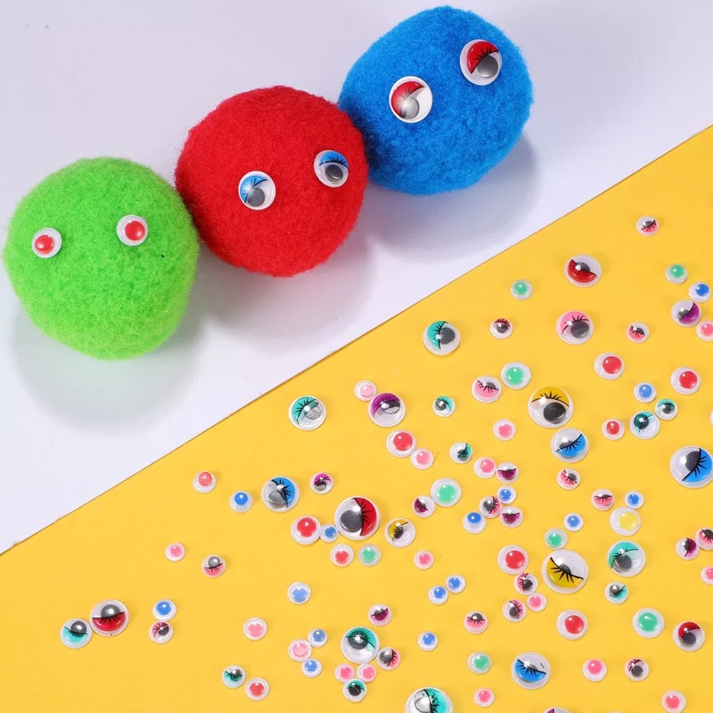 Googly Eyes Craft Colored Eyelashes