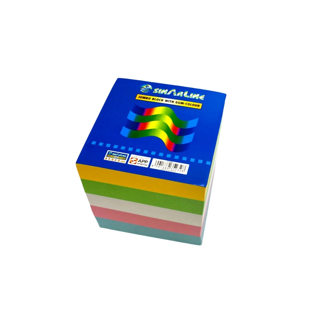 Sinarline PAPER Color Memo Cube 9X9CM 800G  No.pd08641