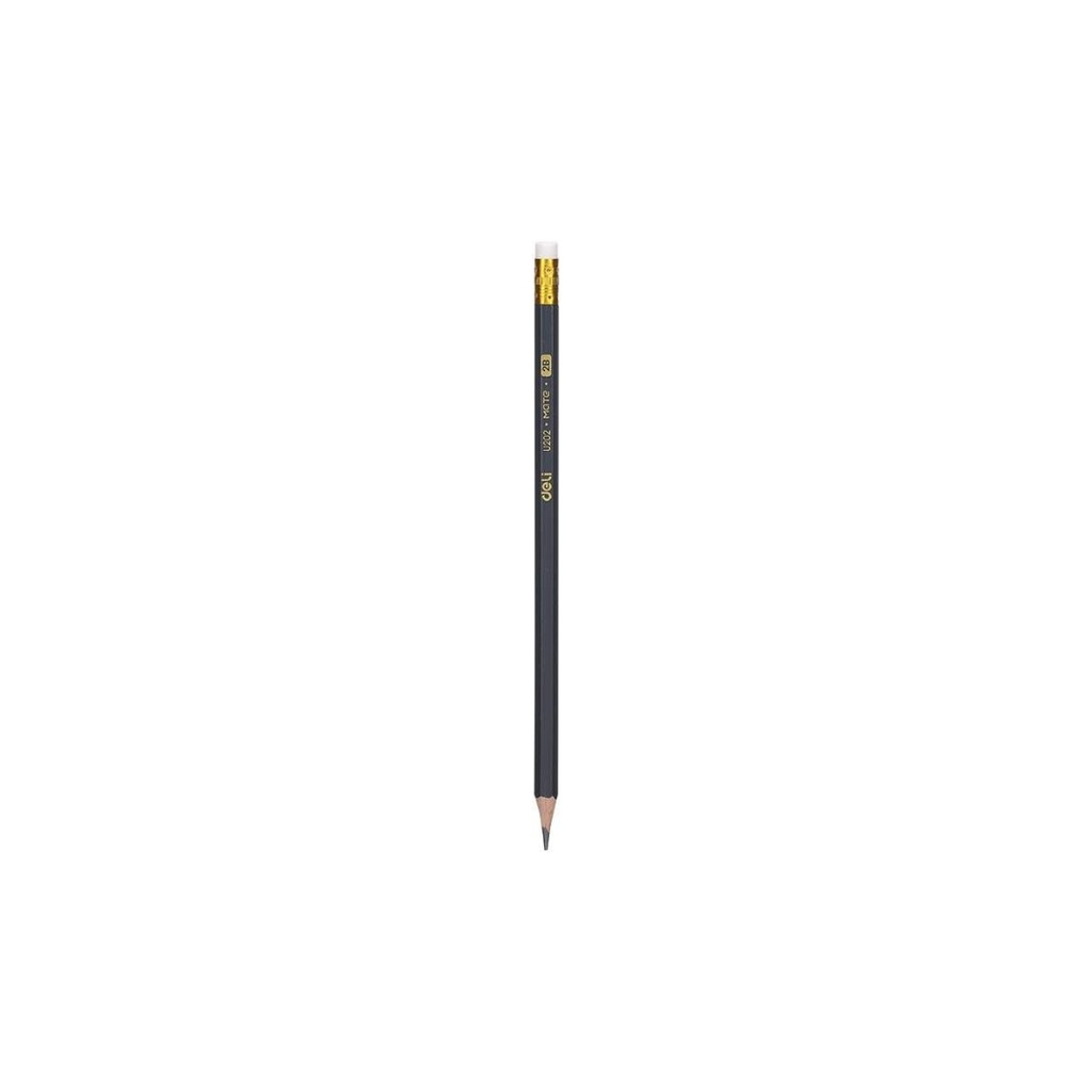 Deli - Graphite Pencil 2B W/Eraser 12Pc Dark Blue 