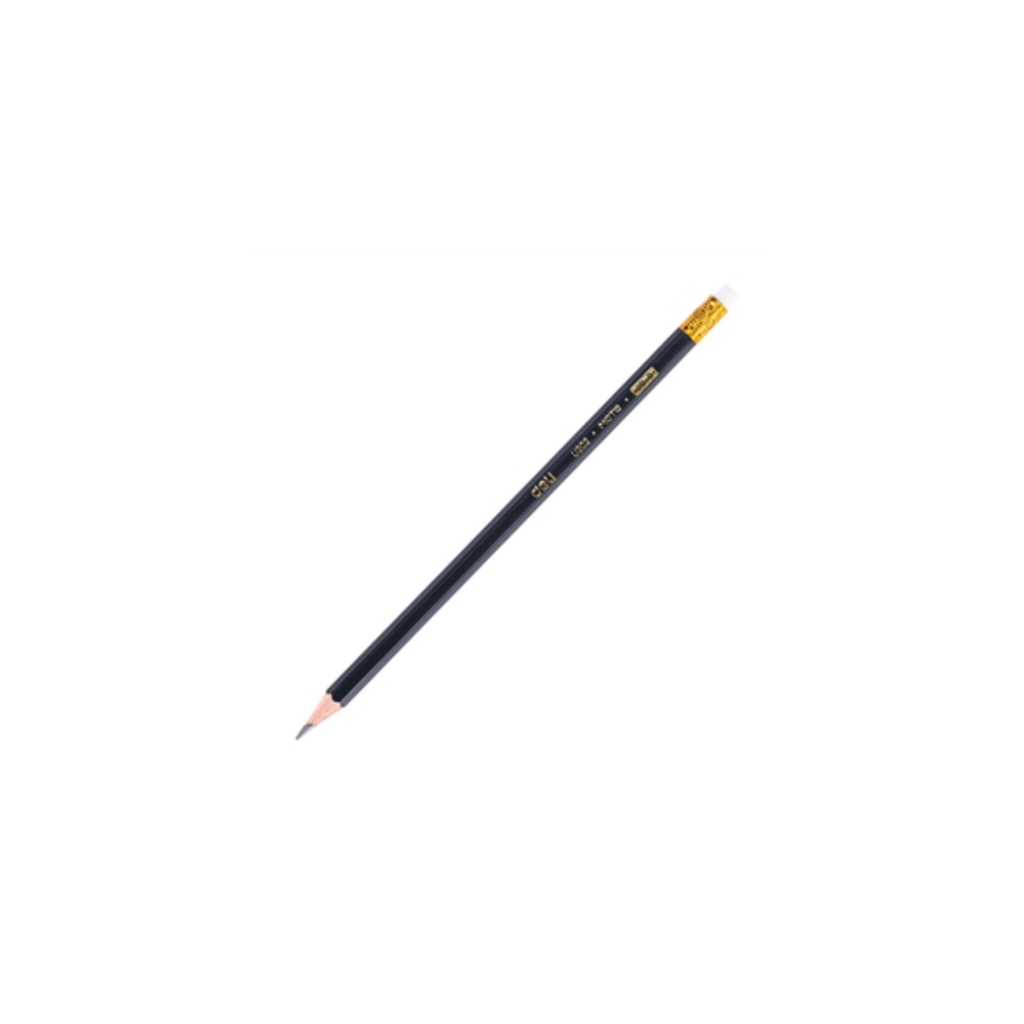 Deli - Graphite Pencil 2B W/Eraser 12Pc Dark Blue 