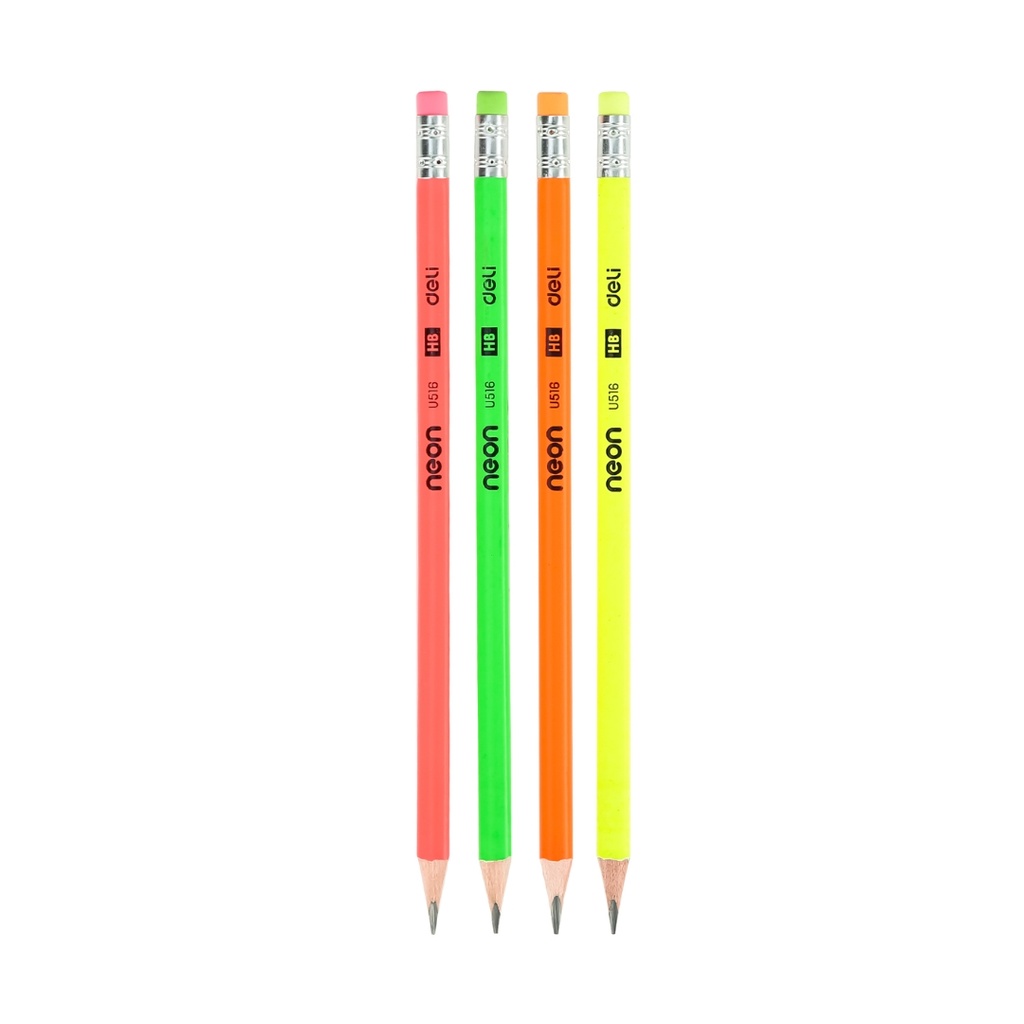 Deli - Neon Fluorescent Graphite Hb Pencil 