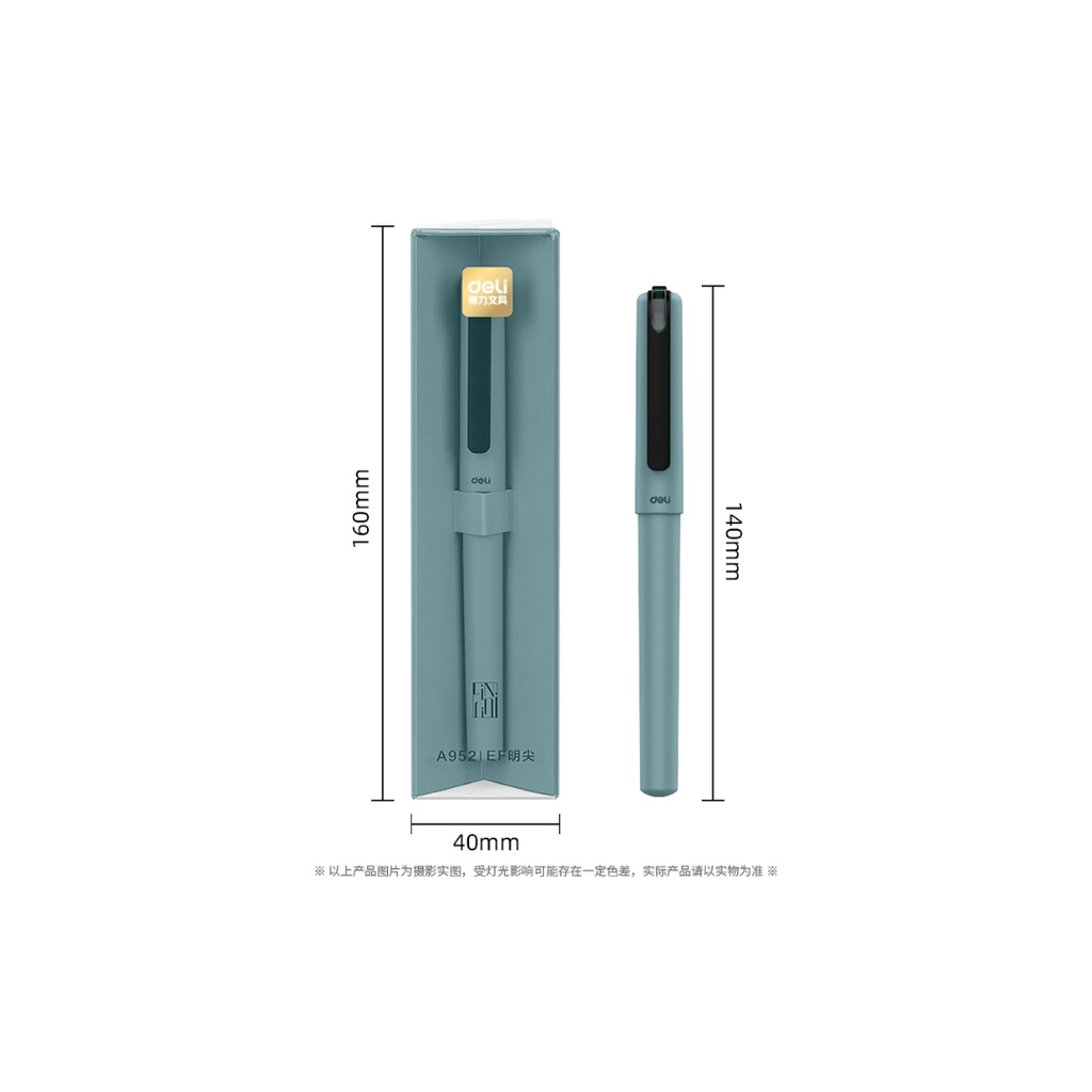 Deli- Fountain Pen Green