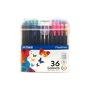 Maxi Fineliner Triangular 0.4mm 36 Color