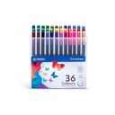 Maxi Fineliner Triangular 0.4mm 36 Color