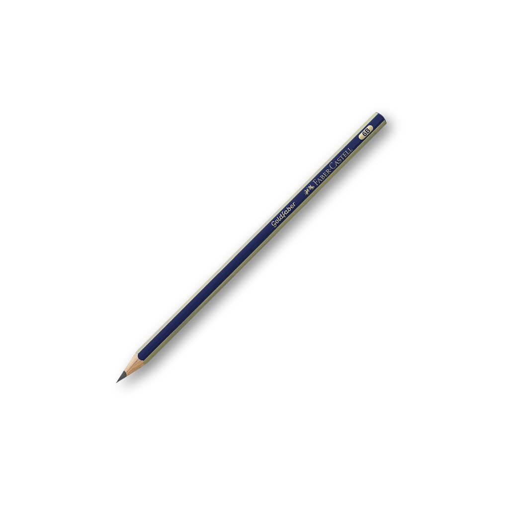 Faber Castell - Gold Faber 6B - Pencil Pack/12 Black