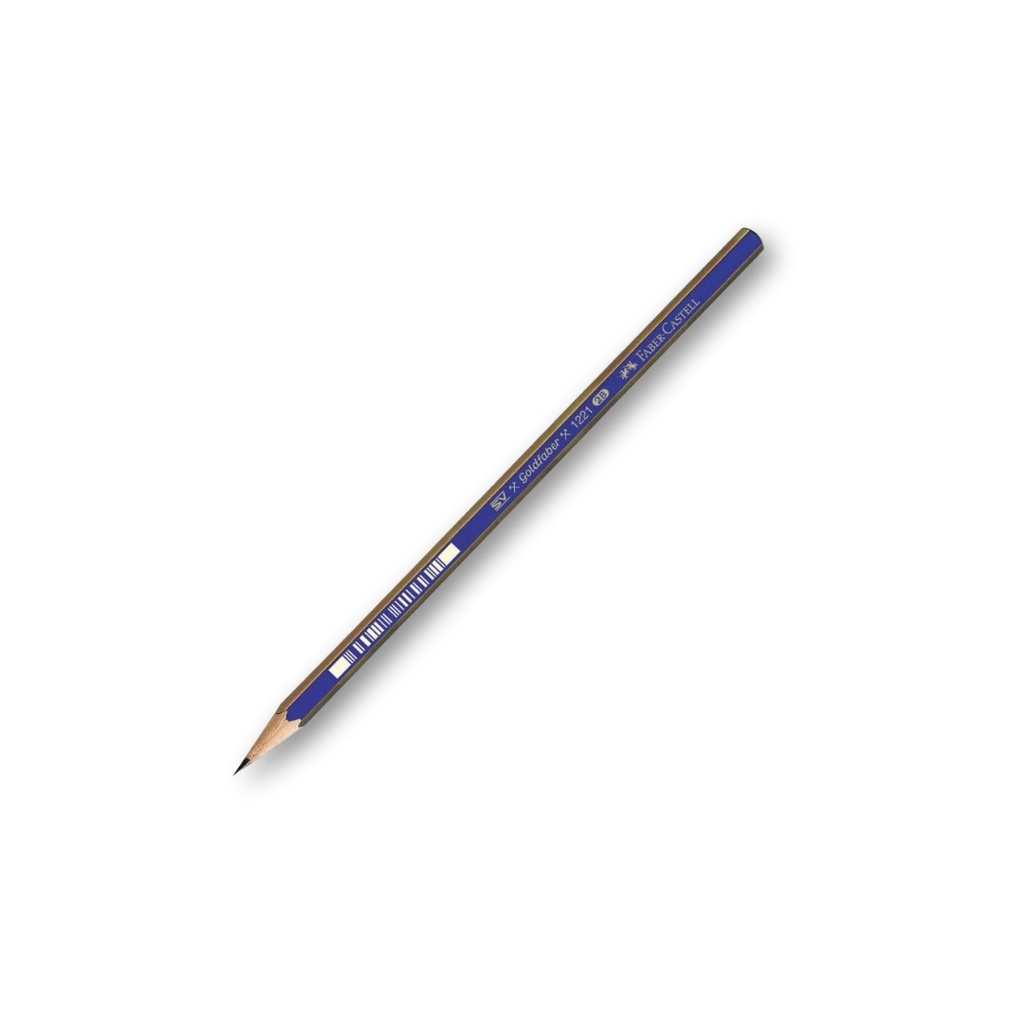 Faber Castell - Gold Faber 2B - Pencil Pack/12 Black