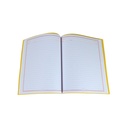 FALCON,Notebook,10X8,100Sh,PVC,No.OXO-3500 Yellow