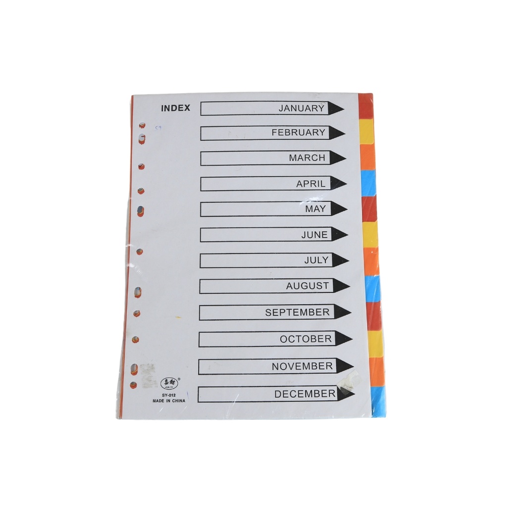 A4 Index File SY-012 12 Dividers
