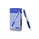 uni-ball Laknock B/point Pen 0.7mm Blue  12pc