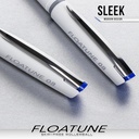 Pentel Floatune Rollerball Pen, 0.8mm Medium Line, Black Ink