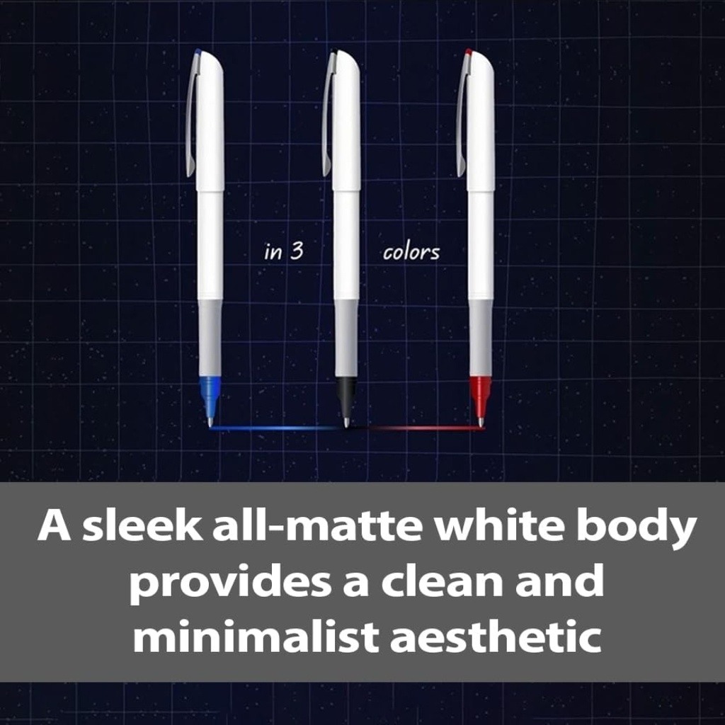 Pentel Floatune Rollerball Pen, 0.8mm Medium Line, Blue Ink 