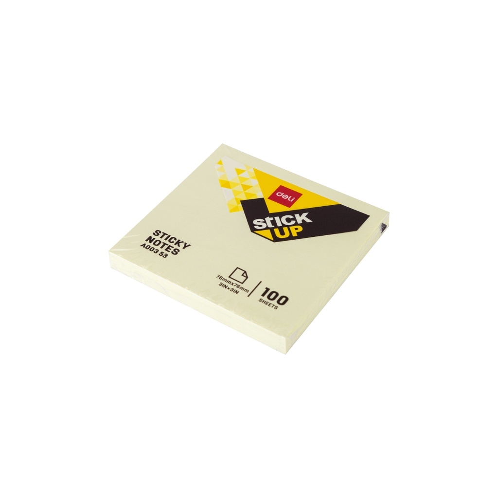 Deli-EA00353 Sticky Notes, 3X3 inches, 100sh