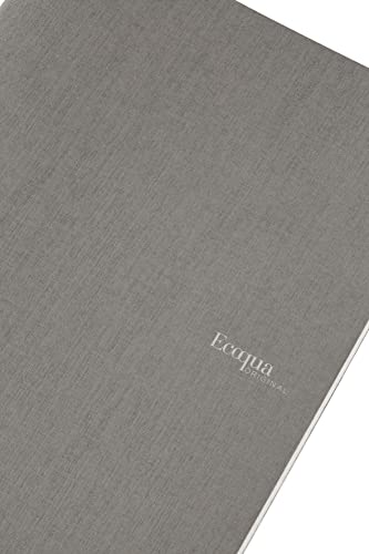 Fabriano EcoQua Original Staple-Bound Notebook  8.3  X 11.7   A4  Dotted  40 Sheets  Grey