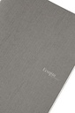 Fabriano EcoQua Original Staple-Bound Notebook  8.3  X 11.7   A4  Dotted  40 Sheets  Grey