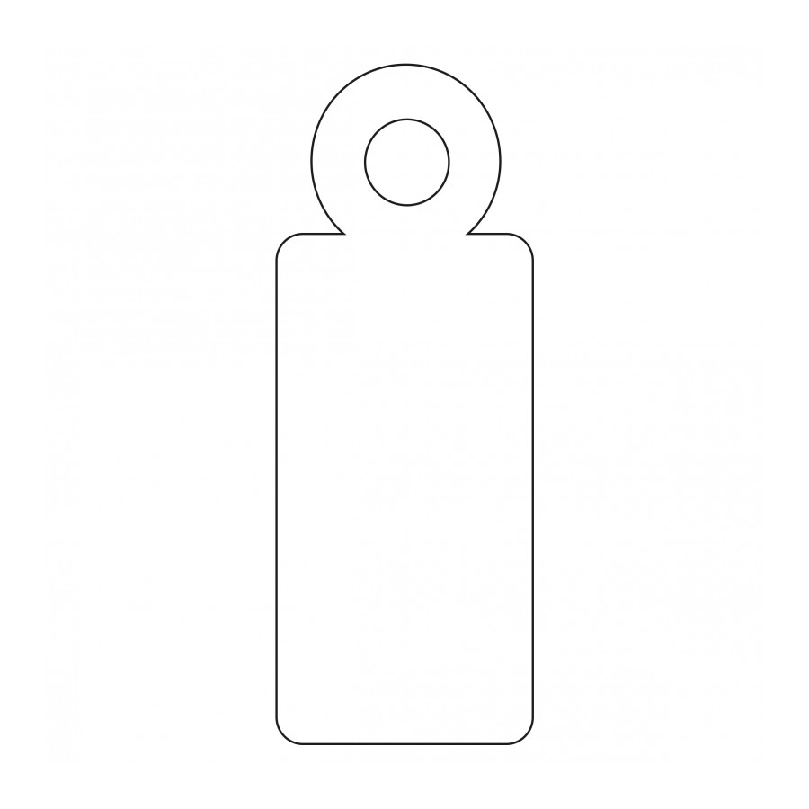 APLI, AGIPA Strung Tickets White 9x24 200PC NO.7005