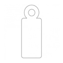 APLI, AGIPA Strung Tickets White 9x24 200PC NO.7005