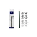 Faber Castell - Gold Faber 4B - Pencil Pack/12 Black