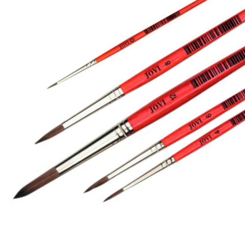 JOVI Brushes Round Set Of 5 0,4,6,8,12