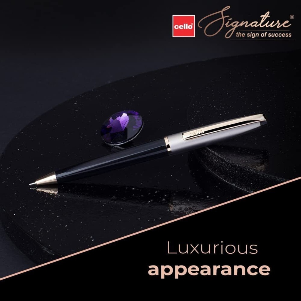 CELLO Signature Pen MOONLIT Blue 