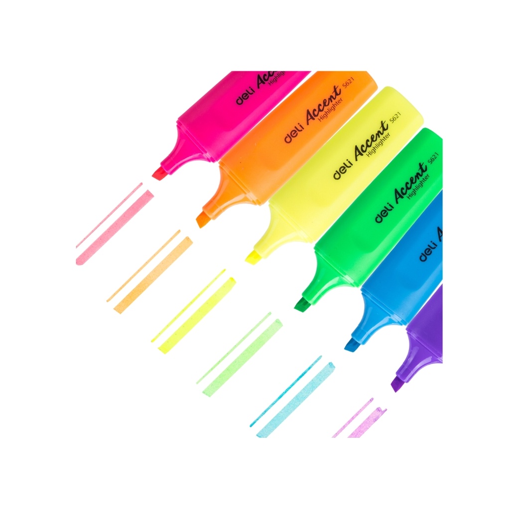 Deli-ES621 Highlighter, Blue, 1-5mm, 1pc