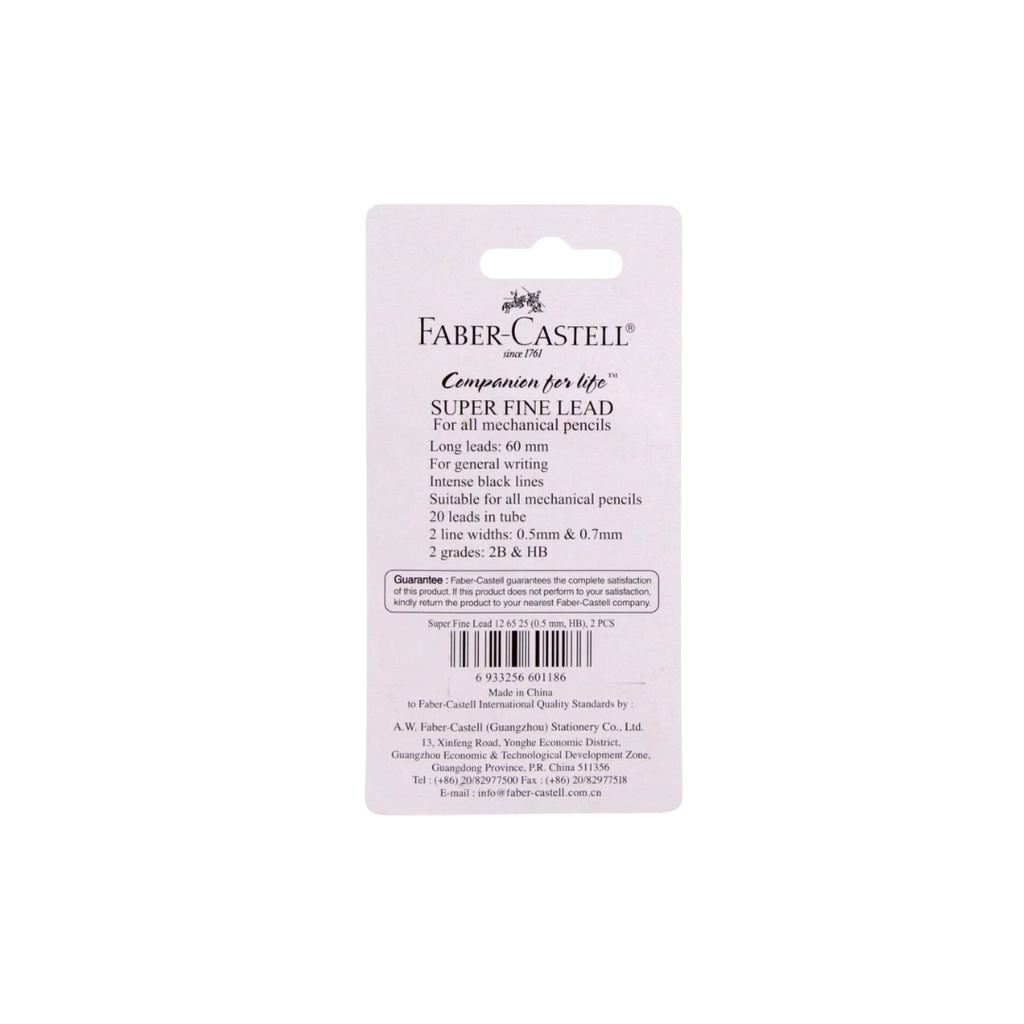 Faber Castell - Mechanical Pencil Leads 0.5 - Pack/2