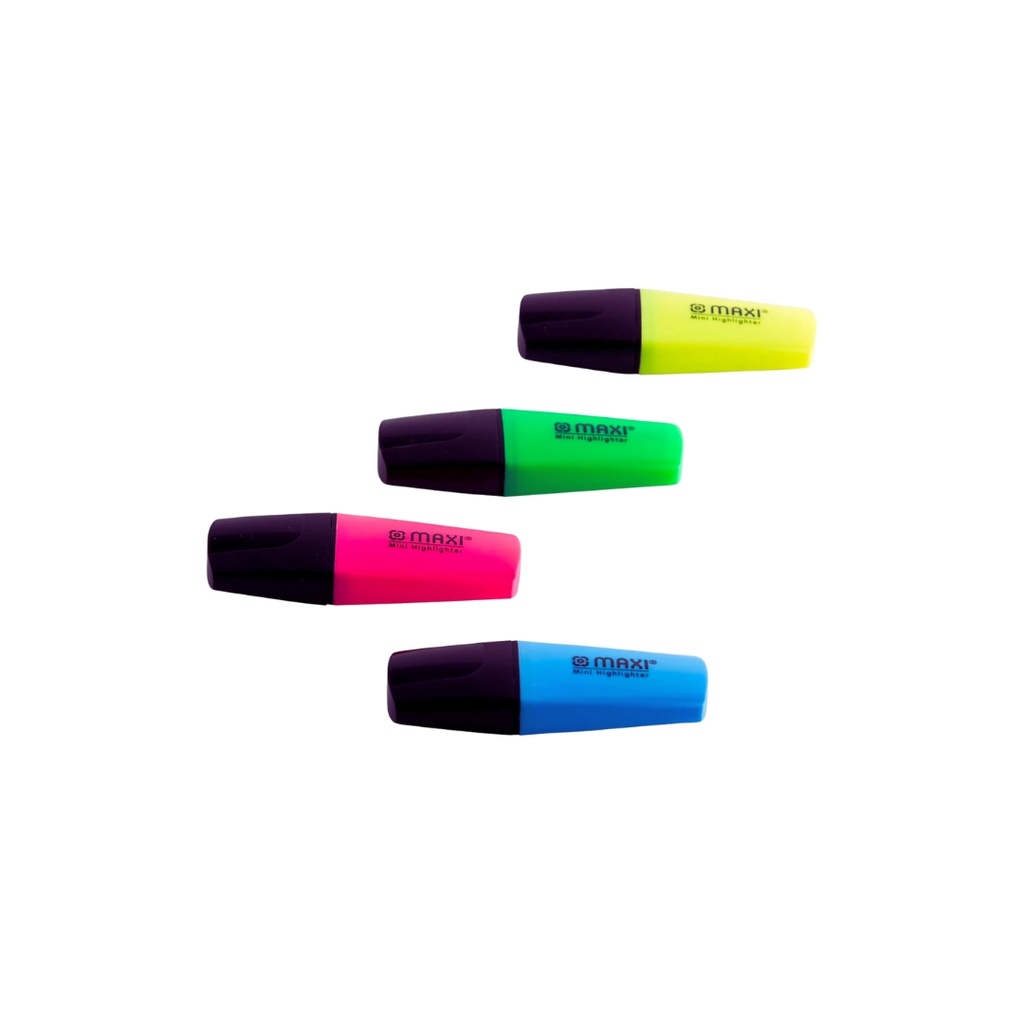 Maxi - Mini Highlighter Super Fluorescent 4pc