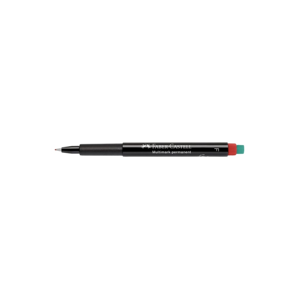 Faber Castell - Multi mark Permanent Pen Red
