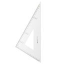 Deli-E6430 Set Square TRANSPARENT ,28cm