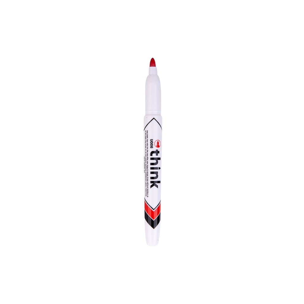 Deli-EU00640 Whiteboard Marker, Red 1-1.5mm
