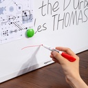 Deli-EU00640 Whiteboard Marker, Red 1-1.5mm