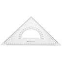 Deli-E6430 Set Square TRANSPARENT ,28cm