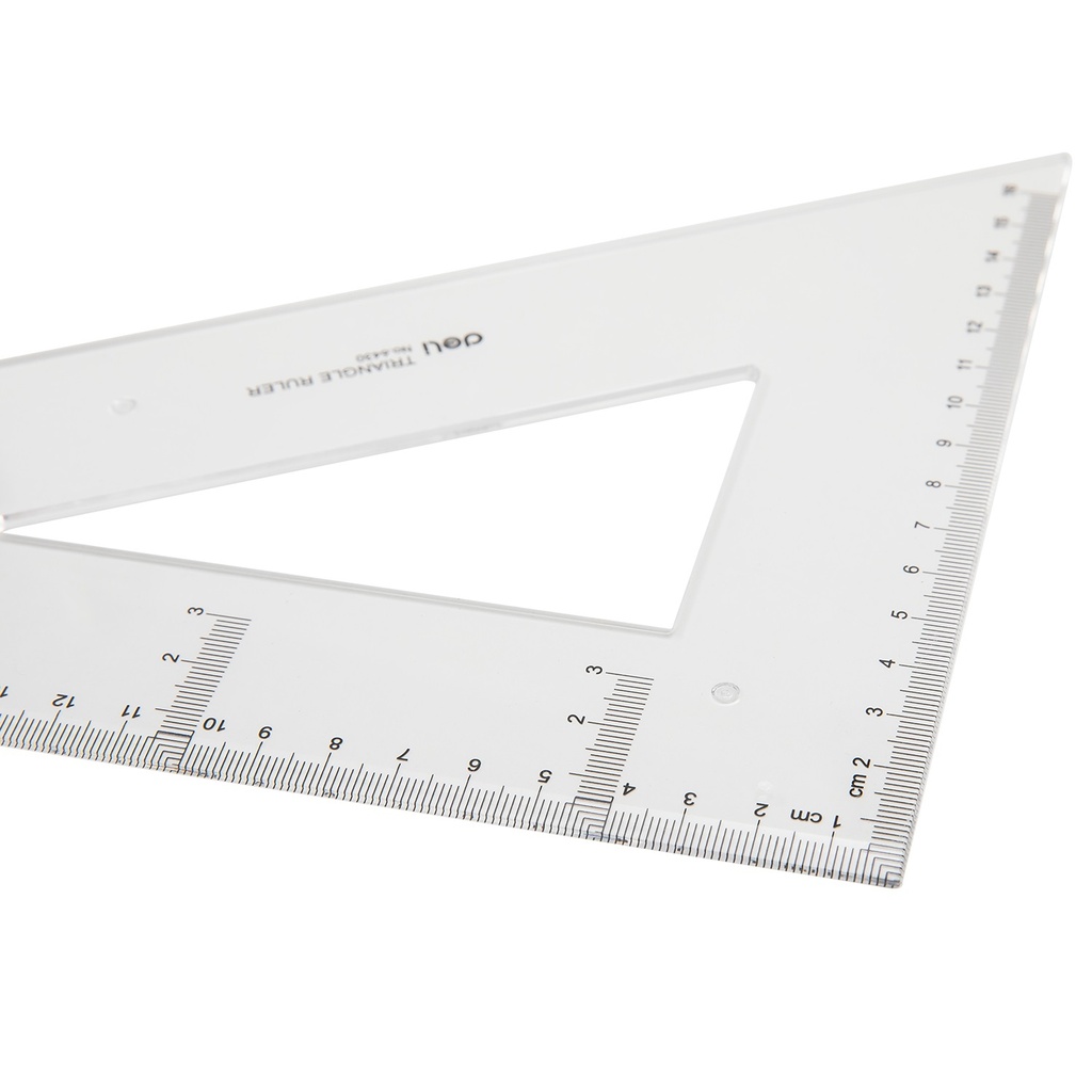 Deli-E6430 Set Square TRANSPARENT ,28cm