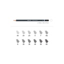 Master +plus graphic pencils 12 pics