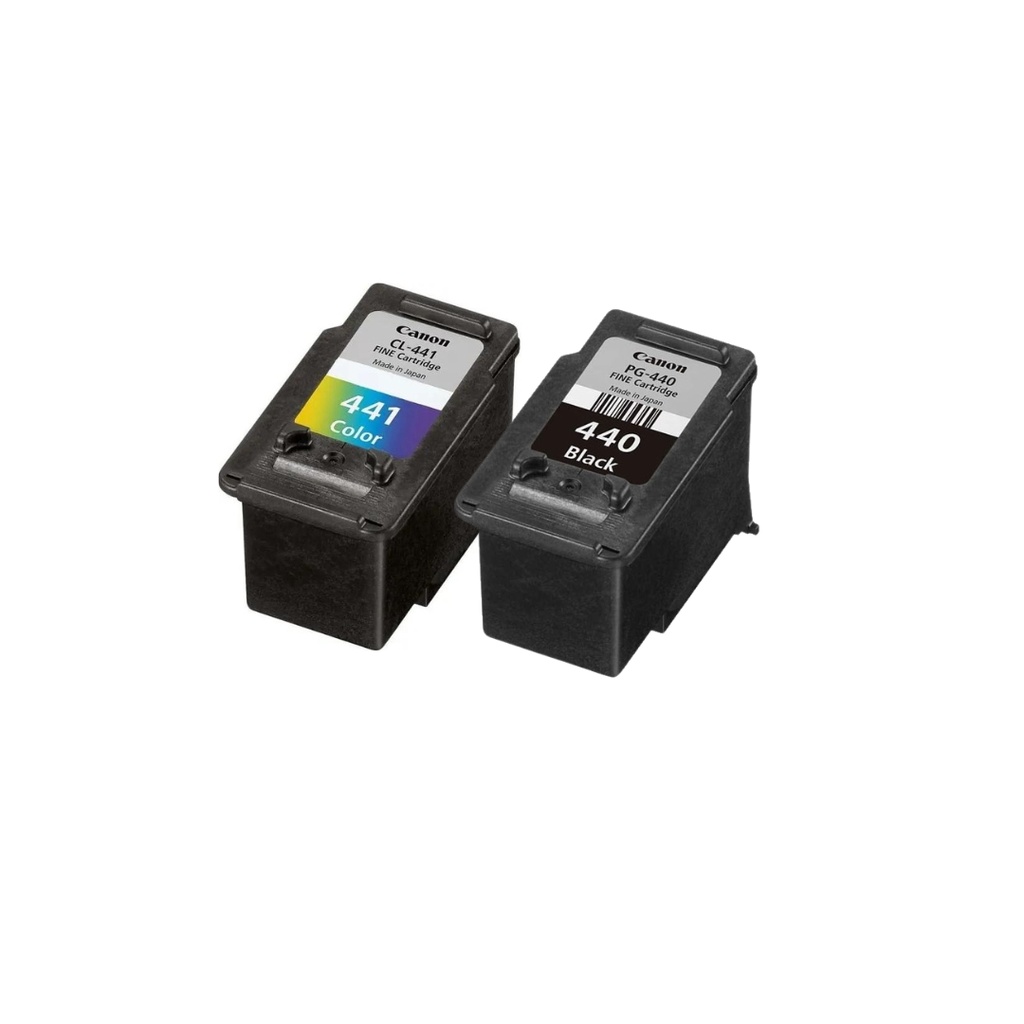 Canon 440 Black and 441 Tricolor Ink Cartridges