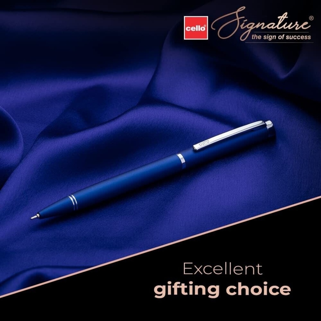 CELLO Signature Pen INDULGE Blue 