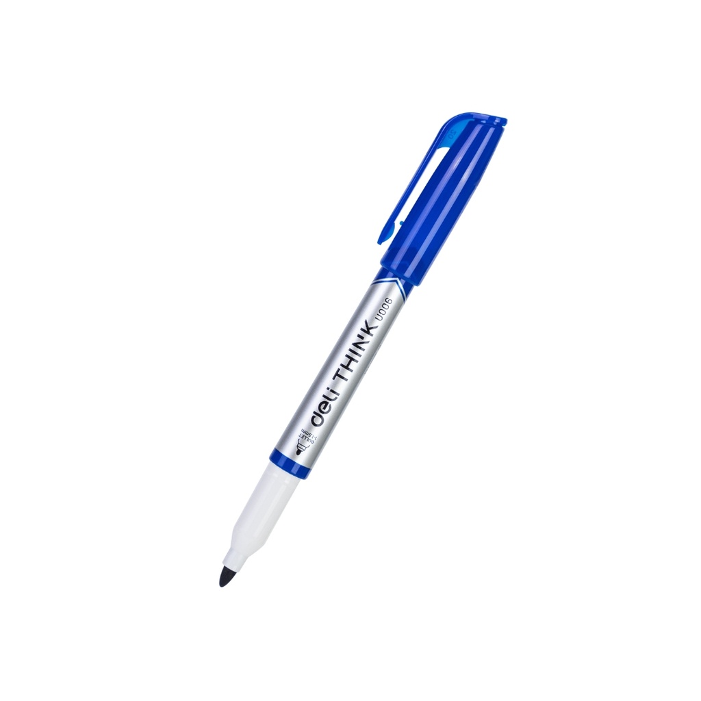 Deli-EU00630 Whiteboard Marker, Blue 1-1.5mm 1Pack/12pcs