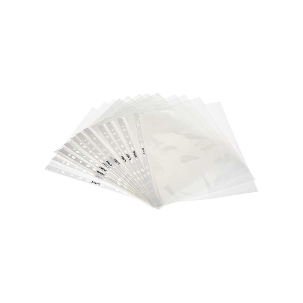 Maxi SHEET PROTECTOR A4 60 MICRON POLY BAG OF 100PC,