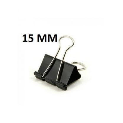 Binder Clips LE 15mm 12pc