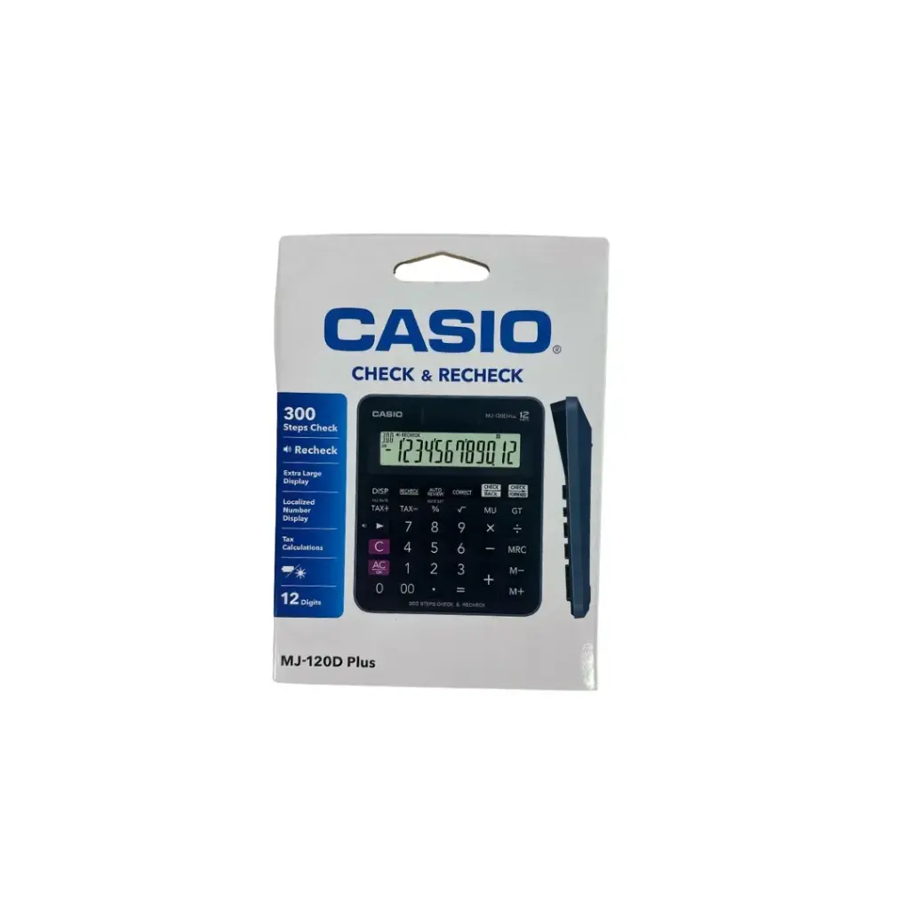 Casio Calculator MJ-120D Plus-BK 