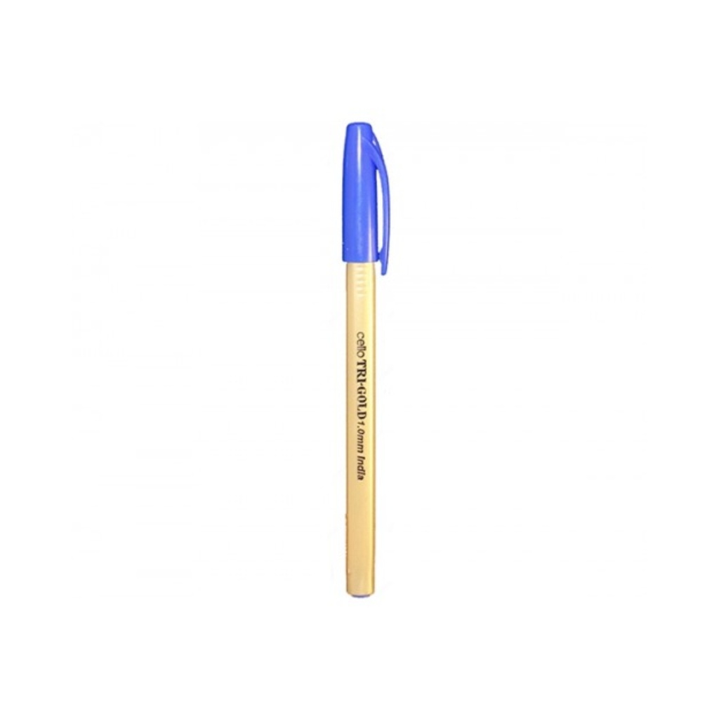 Cello - Tri-Gold Ballpoint Pen - Blue - 1 mm - 1pc