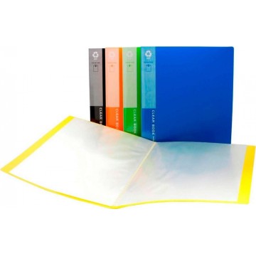 ملف كتاب شفاف 40 جيب A4 CHENGNA-RED