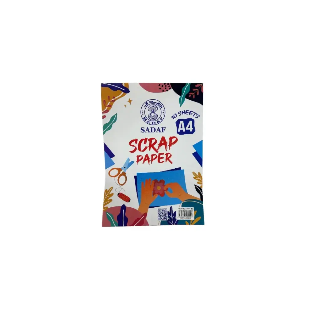 Sadaf Scrap Paper A4 Book 10 sheets NO.7044-10