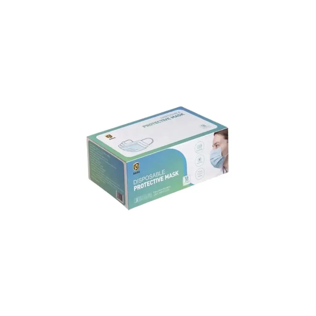 Disposable Face Mask Blue Box (1x50pcs)
