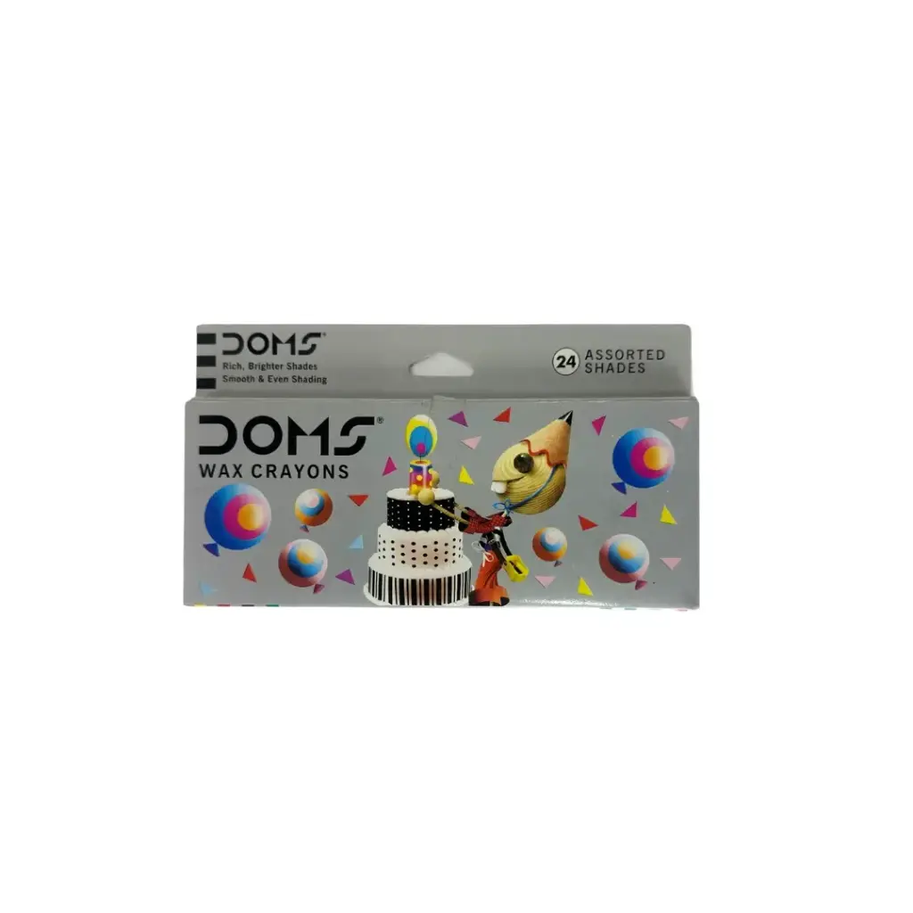 Domas wax crayons 24 Assorted Shades
