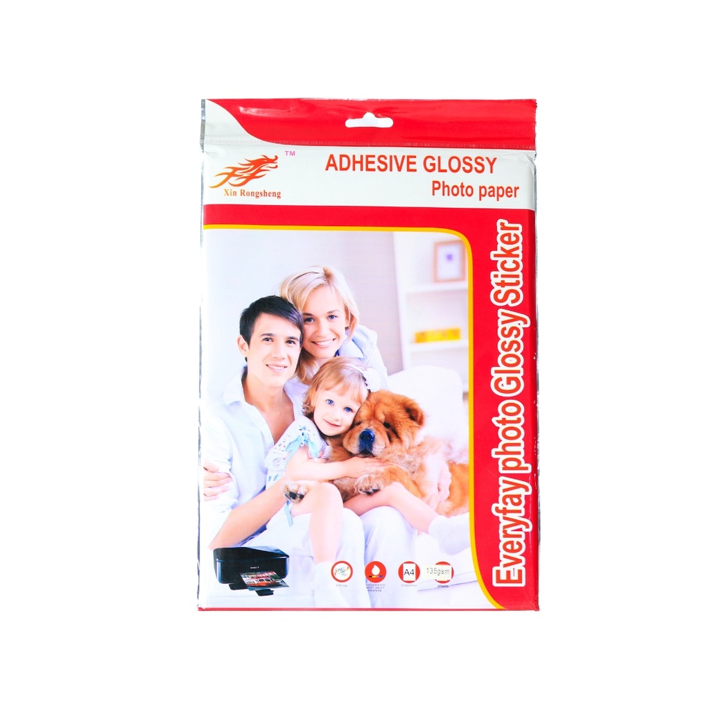 Everyday Photo Gloss Sticker A4 135 GSM 20 Sheet