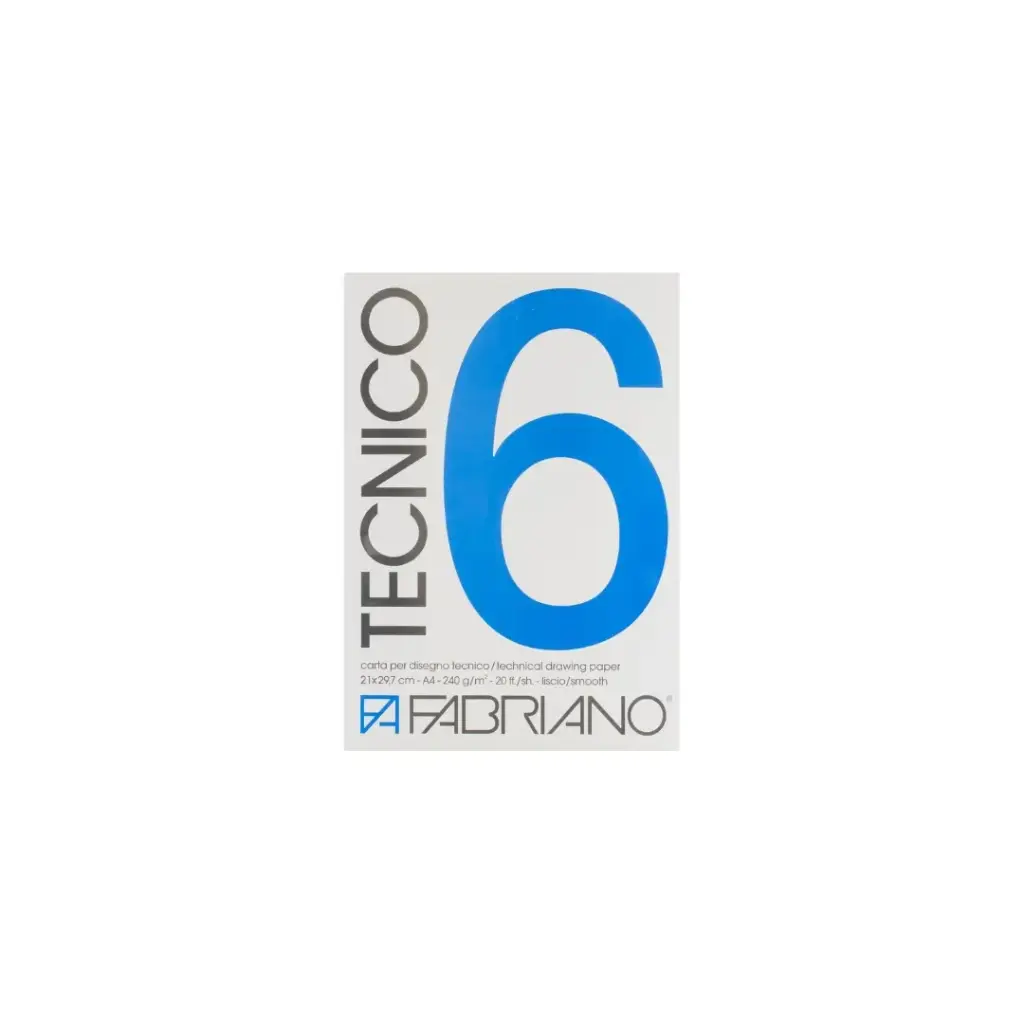 Fabriano Tecnico/Technical Drawing Paper 6 size A3 240g/m 29.7x42cm