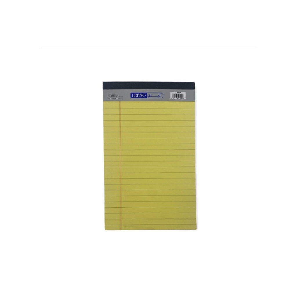 Legal Pad 5x8 Yellow 40sh LE-2304