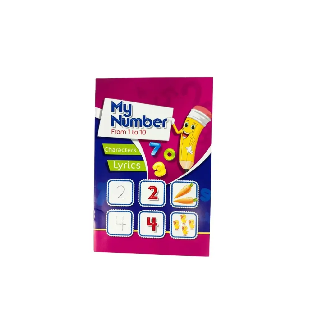 My Number From 1 to 10 Coloring Book A5